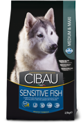 CIBAU XIRA TROFI SKuLOu SENSITIVE MED. & MAXI FISH 12kg